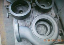 Figure 14. Cast Steel Pump Casing Produced by Non-zirconium Coating
